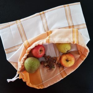 Kleiner Stoffbeutel für Lebensmitteln, Brötchenbeutel