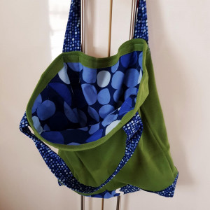 Einkaufstasche, grüne Stofftasche