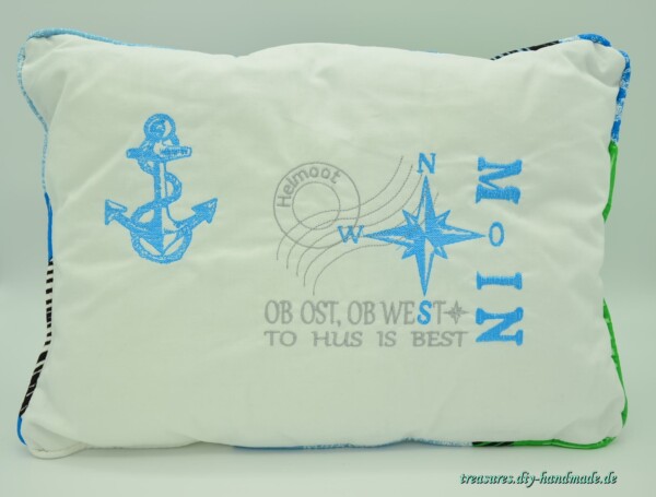 Kuschelkissen für Segler und Meer