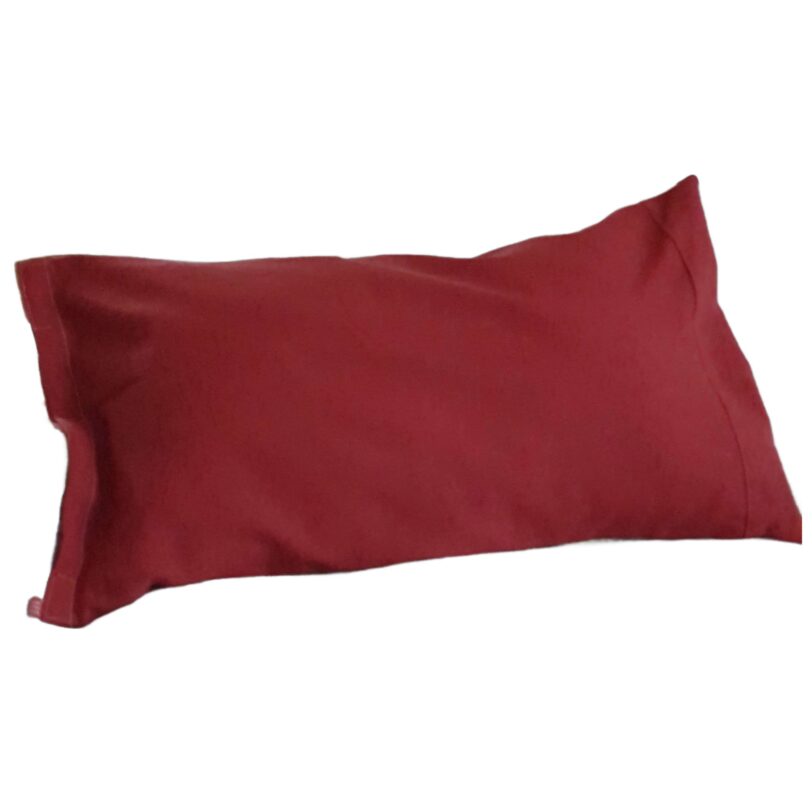 Landhauskissen rot mit Rosen