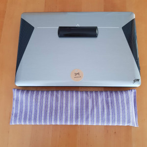 Unterarmauflage lila, Handgelenkauflage