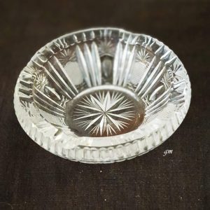 Vintage Aschenbecher aus Kristallglas