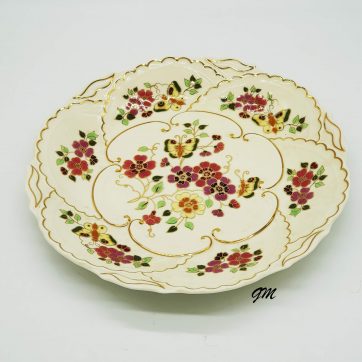 ZSOLNAY Porzellan Teller 7, handbemalt