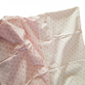 Vintage, 2tlg Bettwäsche Baby rosa