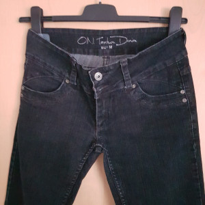 schwarze Jeans, O. M. Tantum, Größe M,
