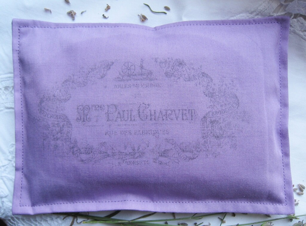 Lavendelduftkissen mit Lavendelöldruck