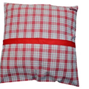 rot-weiß-karierte Landhaus Kissenhülle