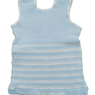 Vintage blauer Baby Strampler Größe 62, 50er