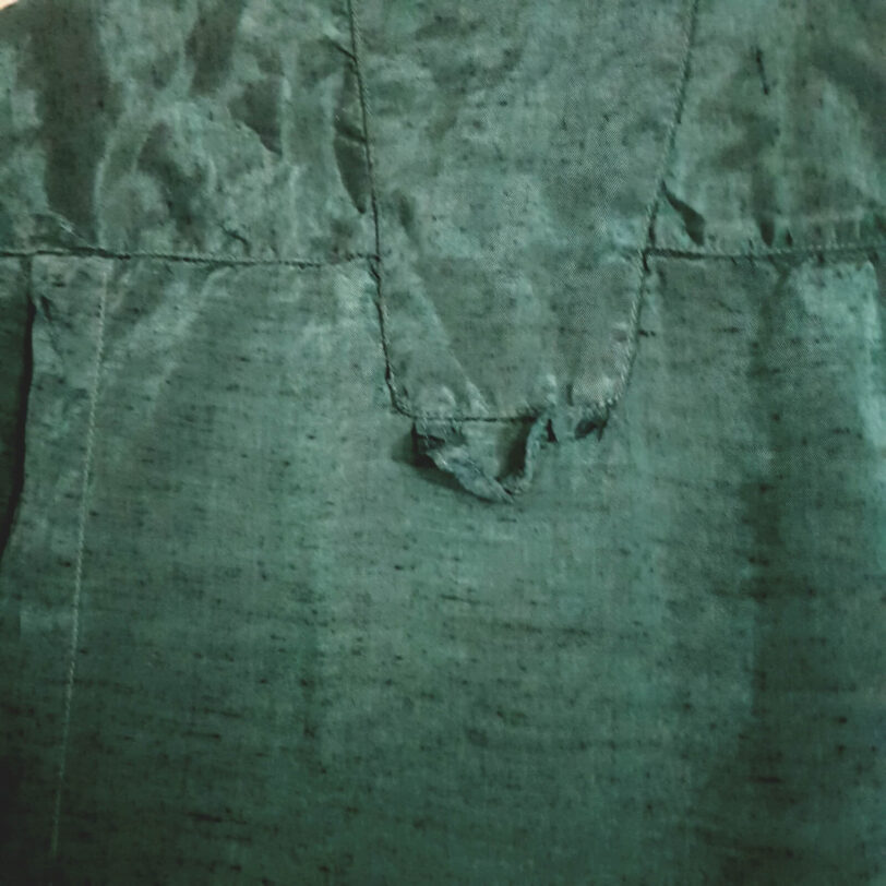 Vintage, grüne Bluse 80er Jahre, Blusenshirt, Größe 40, Marke free&easy, festliche Bluse, Hemdbluse – Bild 3