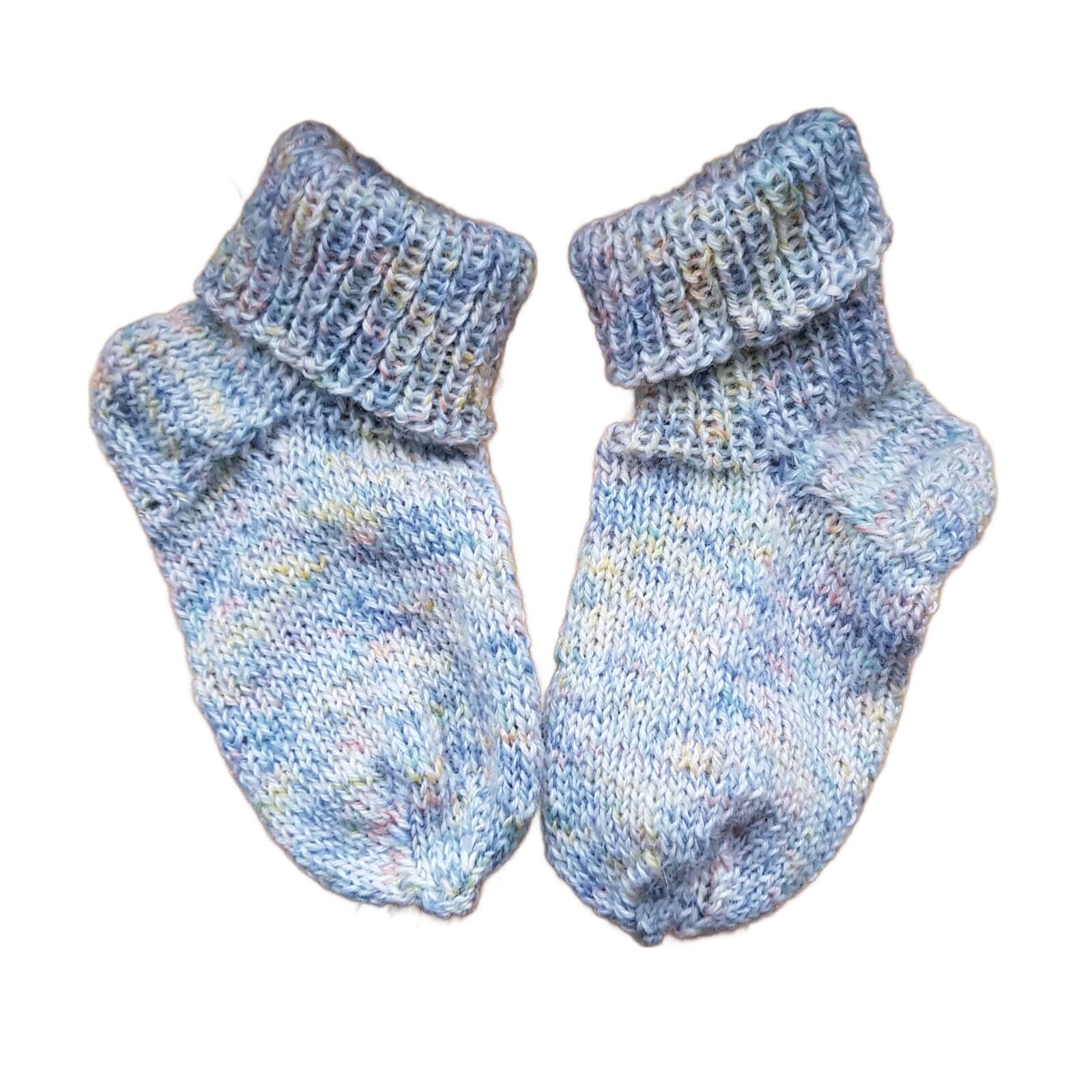 Kindersöckchen, Babysöckchen, Größe 21/22 handgestrickt