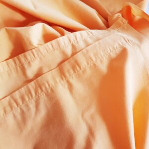 orange-bettlaken-70er