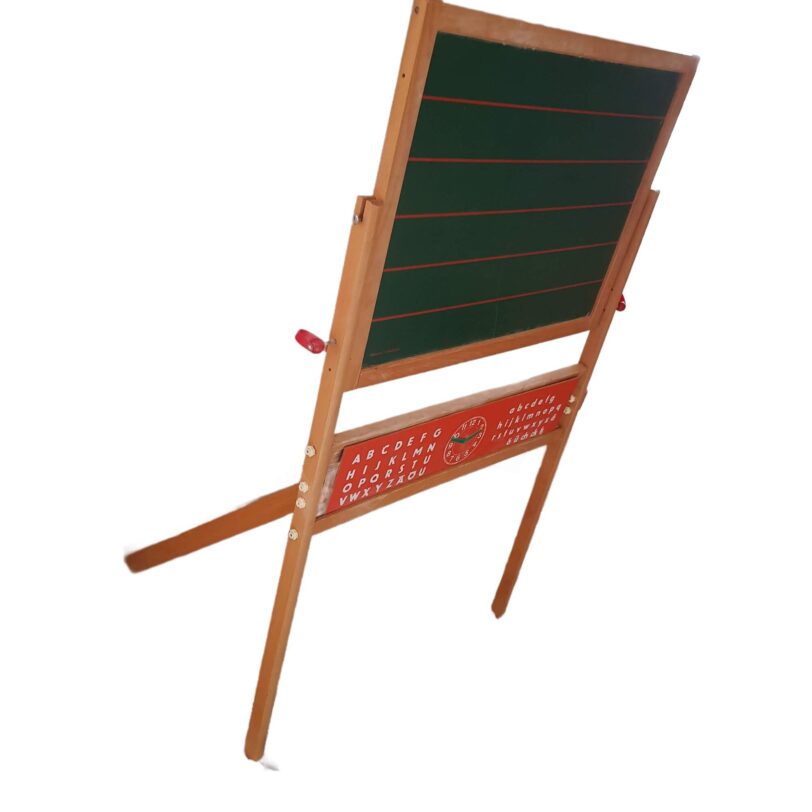 vintage Kinderschultafel Holzkindertafel – Bild 3