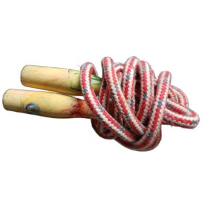rotes Springseil, Hüpfseil, 80er Jahre