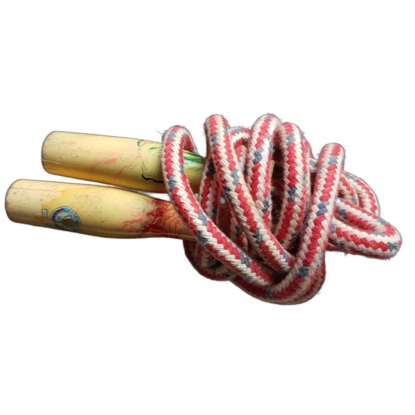 rotes Springseil, Hüpfseil, 80er Jahre